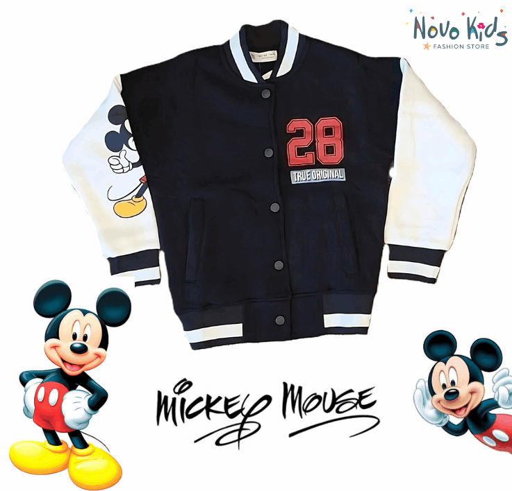 Mickey Mouse Boys High-Quality Cotton Jacket - Kids Boys (1PC) - Novo Kids