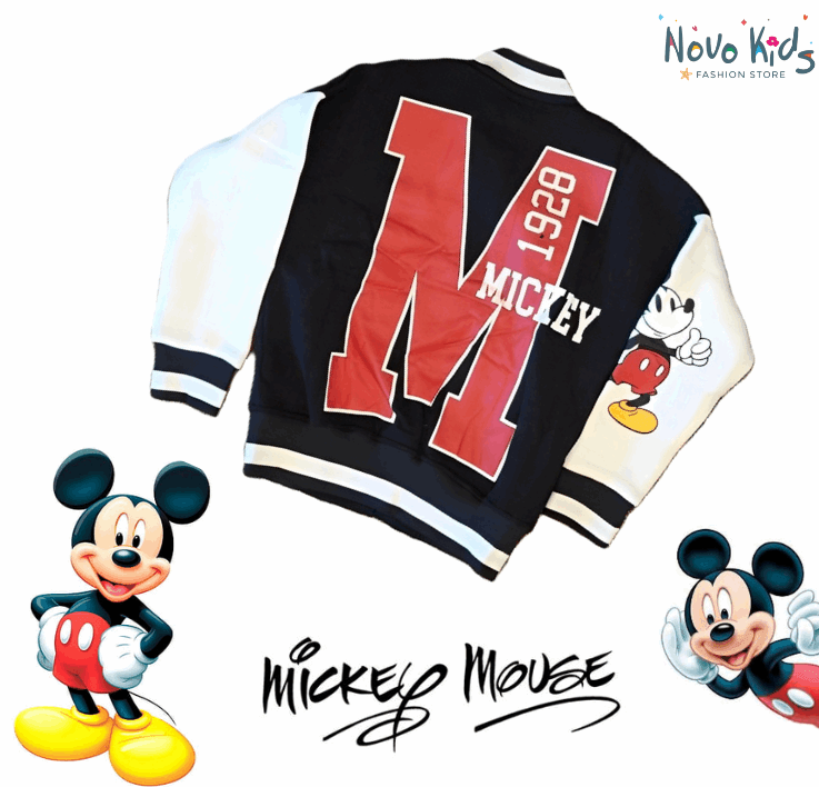 Mickey Mouse Boys High-Quality Cotton Jacket - Kids Boys (1PC) - Novo Kids