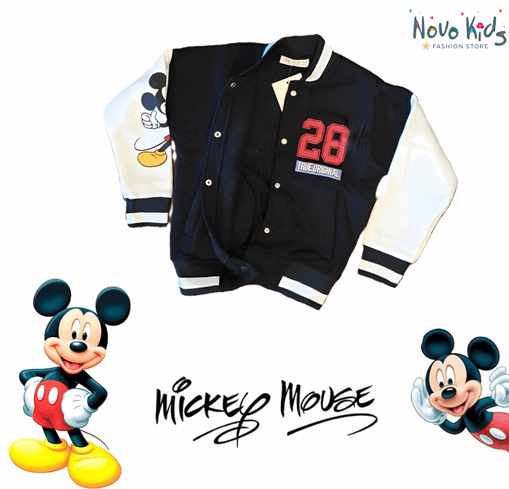 Mickey Mouse Boys High-Quality Cotton Jacket - Kids Boys (1PC) - Novo Kids