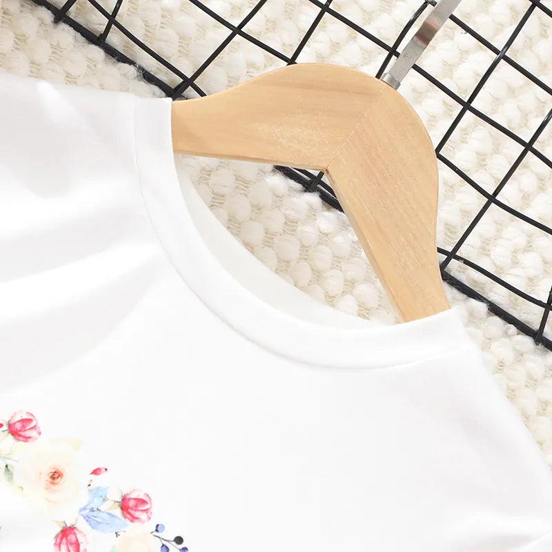 Childlike Animal Pattern Rabbit Bandage Set - Kids Girl (3Pcs) - Novo Kids