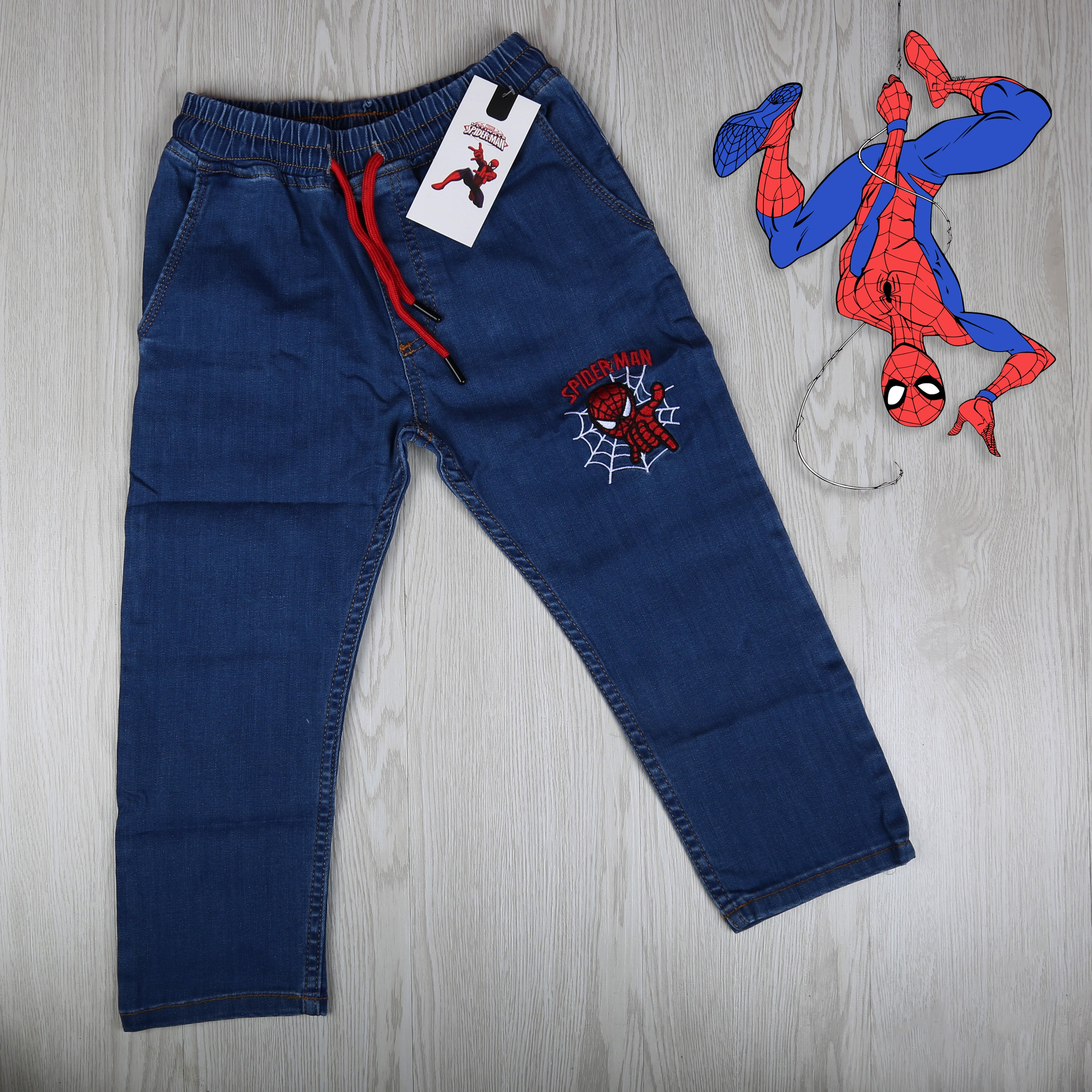Marvel Spider-Man Kids' Jogger Jeans – Blue - Kids Boys