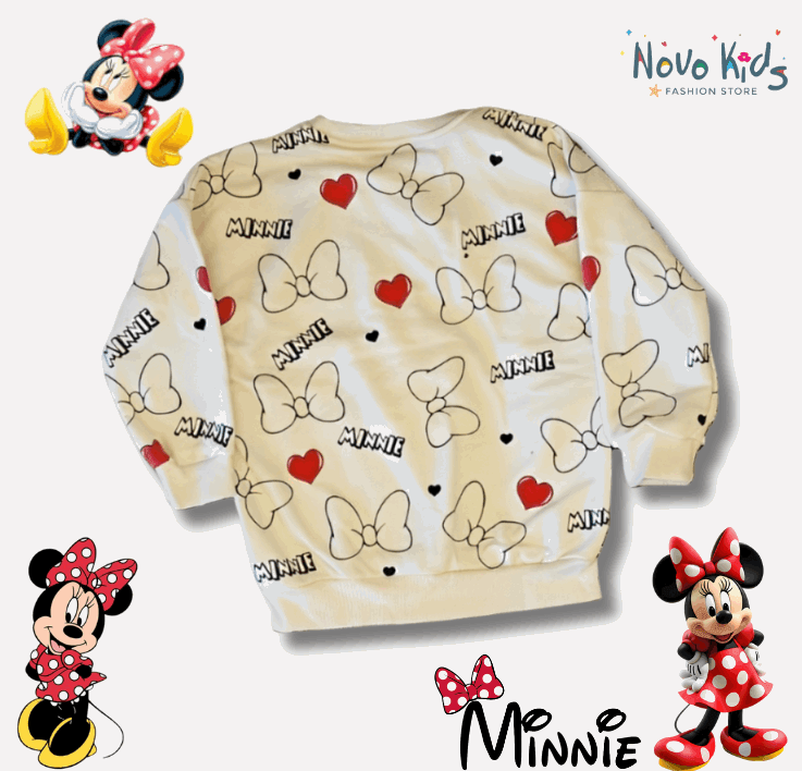 Red Minnie Mouse Girls High-Quality Cotton Set - Kids Girls (2PCs) - Novo Kids