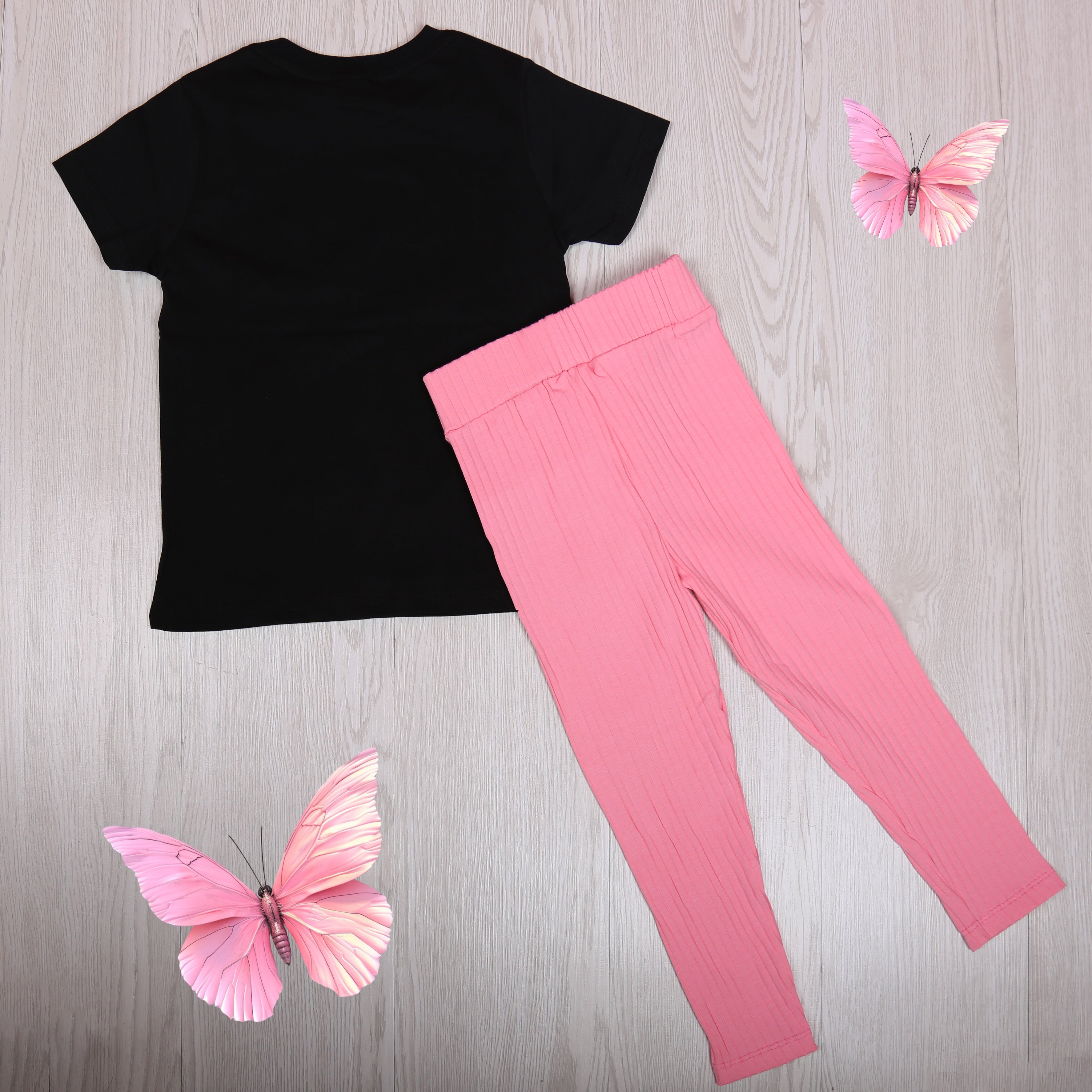 Awesome Moment Butterfly Girls Set – Cool Edition - Kids Girl (2PCs)