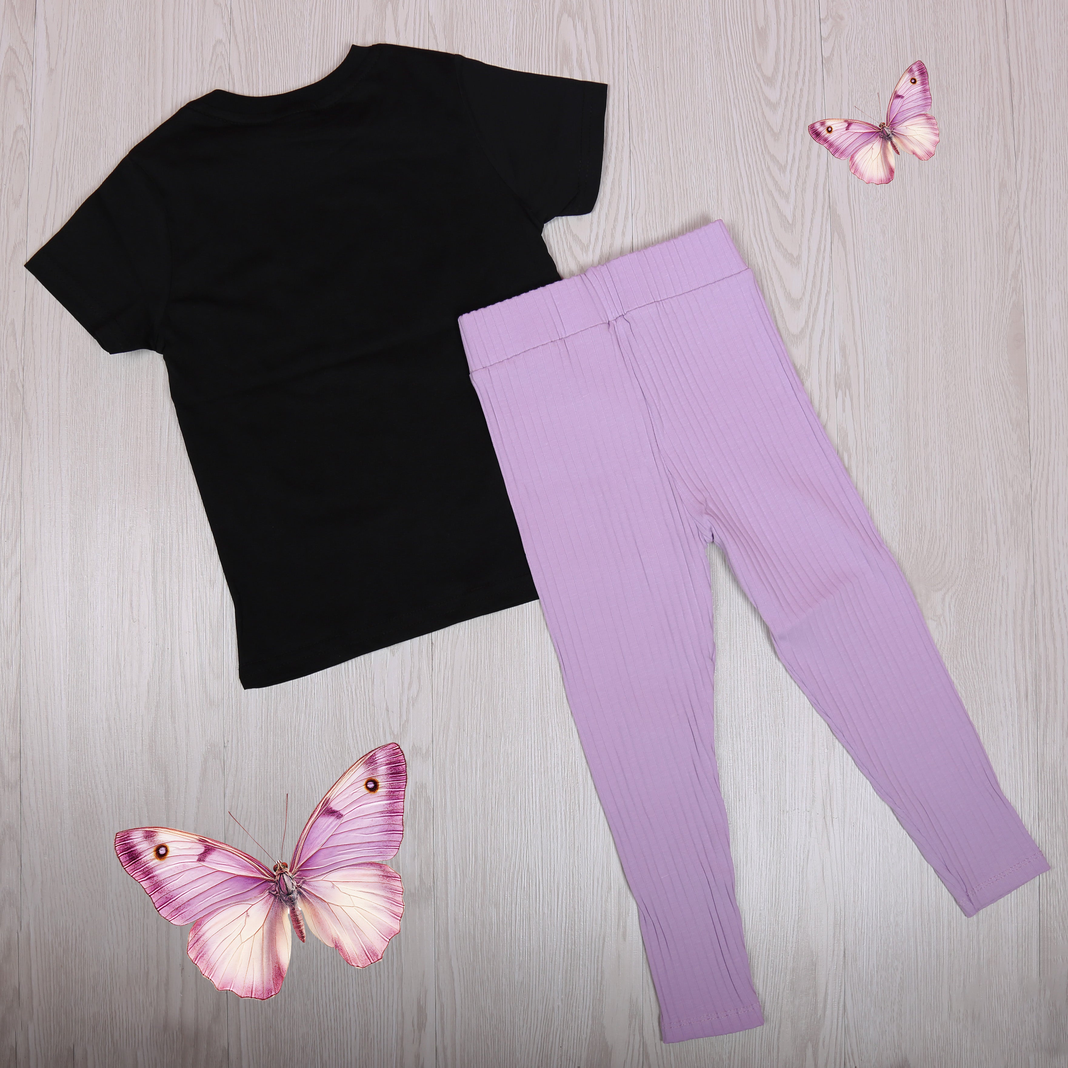 Awesome Moment Butterfly Girls Set – Cool Edition - Kids Girl (2PCs)