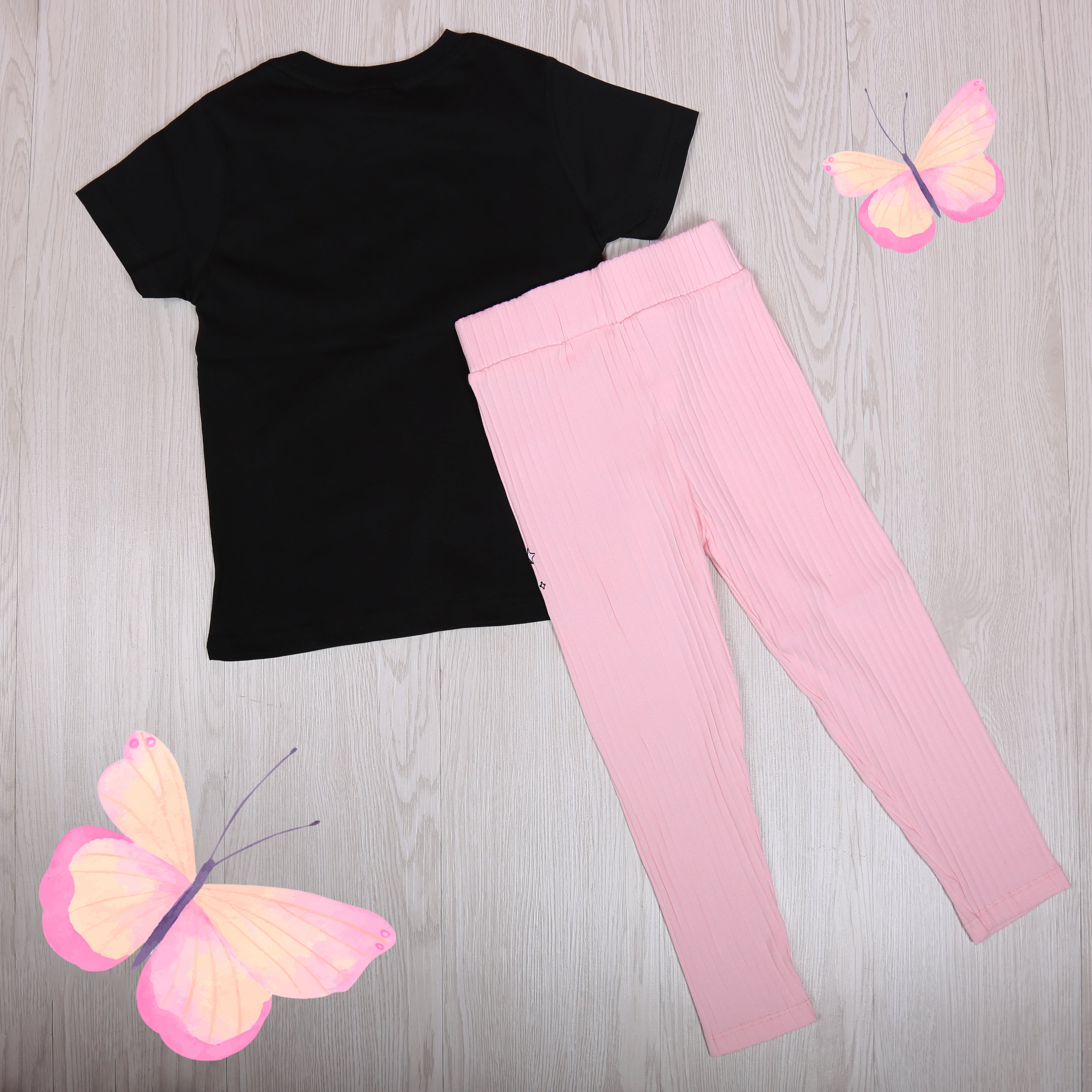 Awesome Moment Butterfly Girls Set – Cool Edition - Kids Girl (2PCs)