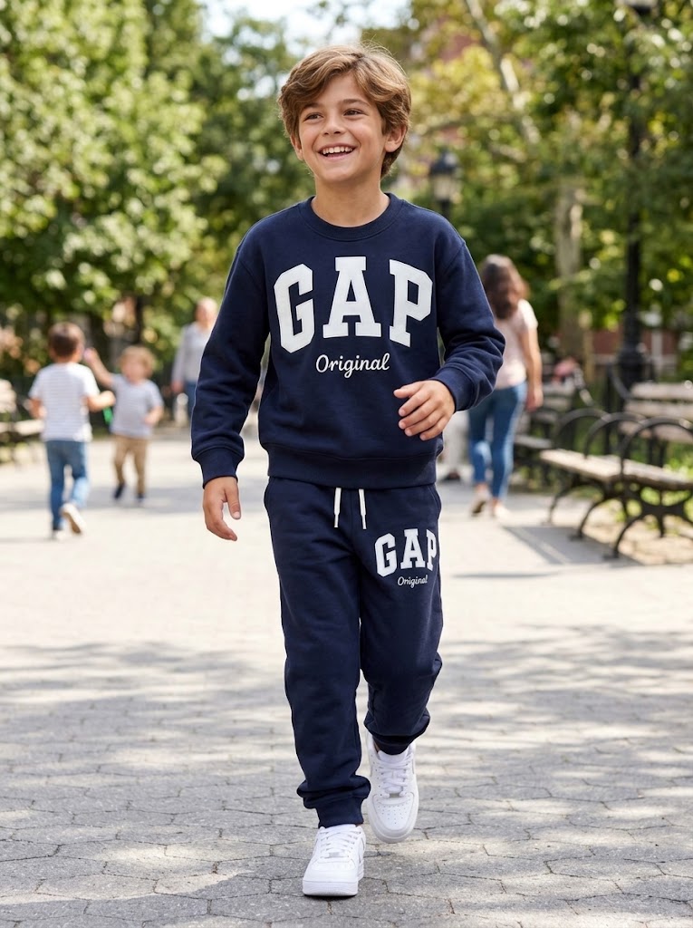 Navy "GAP Original" Sweatshirt and Joggers Set - Boys (3-10Y)
