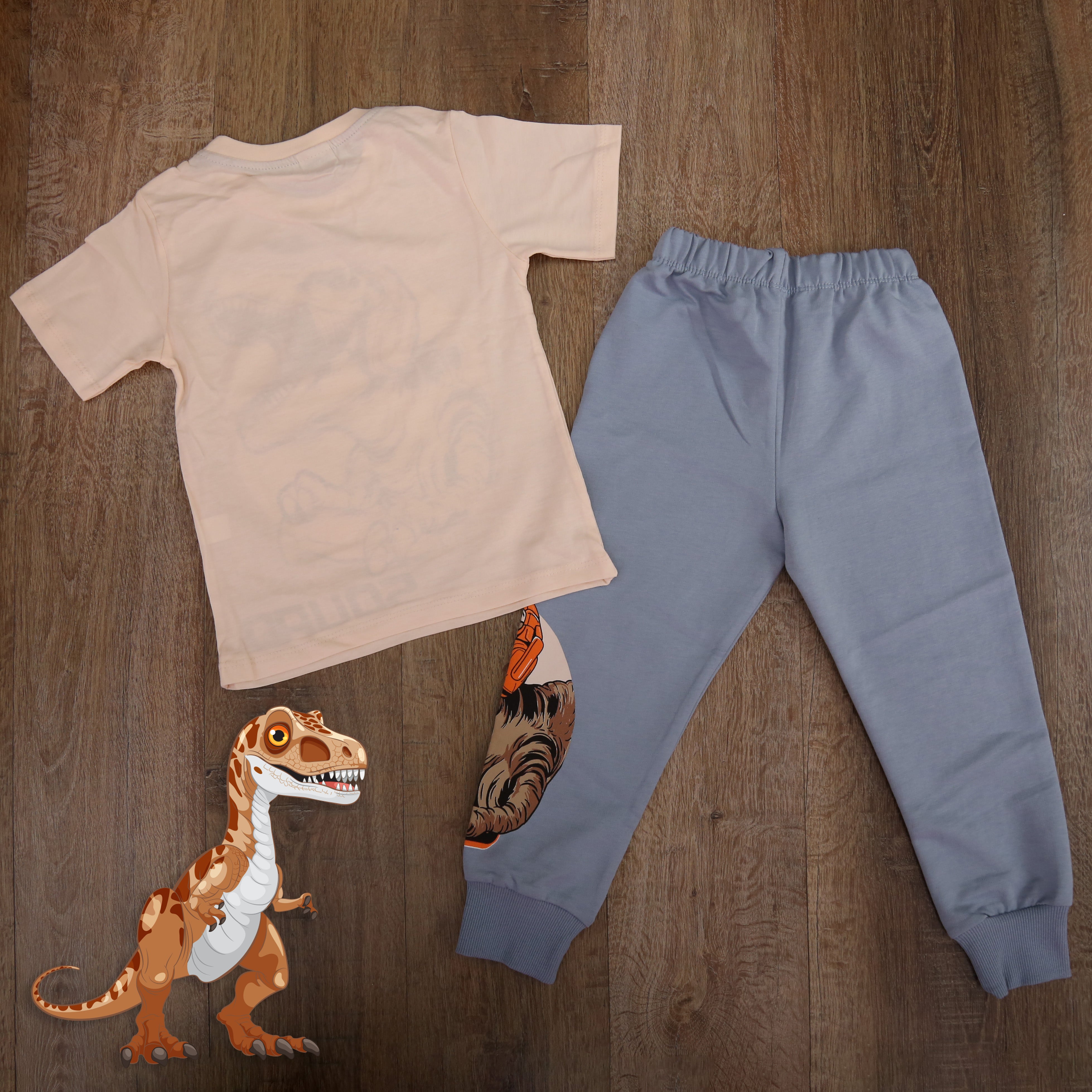 T-Rex Squad Adventure Kids' Outfit Set - Kids Boys (2Pcs)