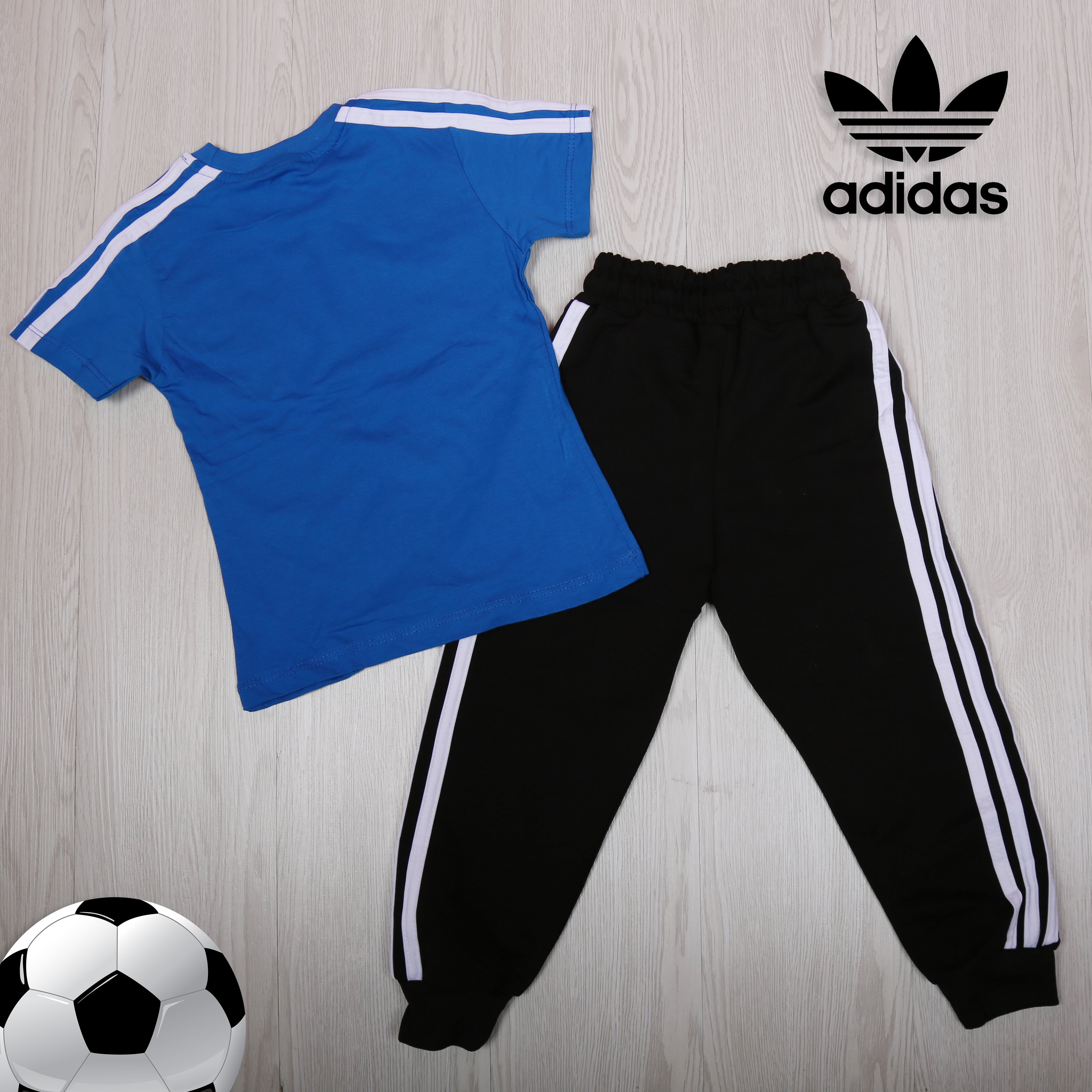Adidas Kids’ T-Shirt and Jogger Set –Blue- Kids Boys