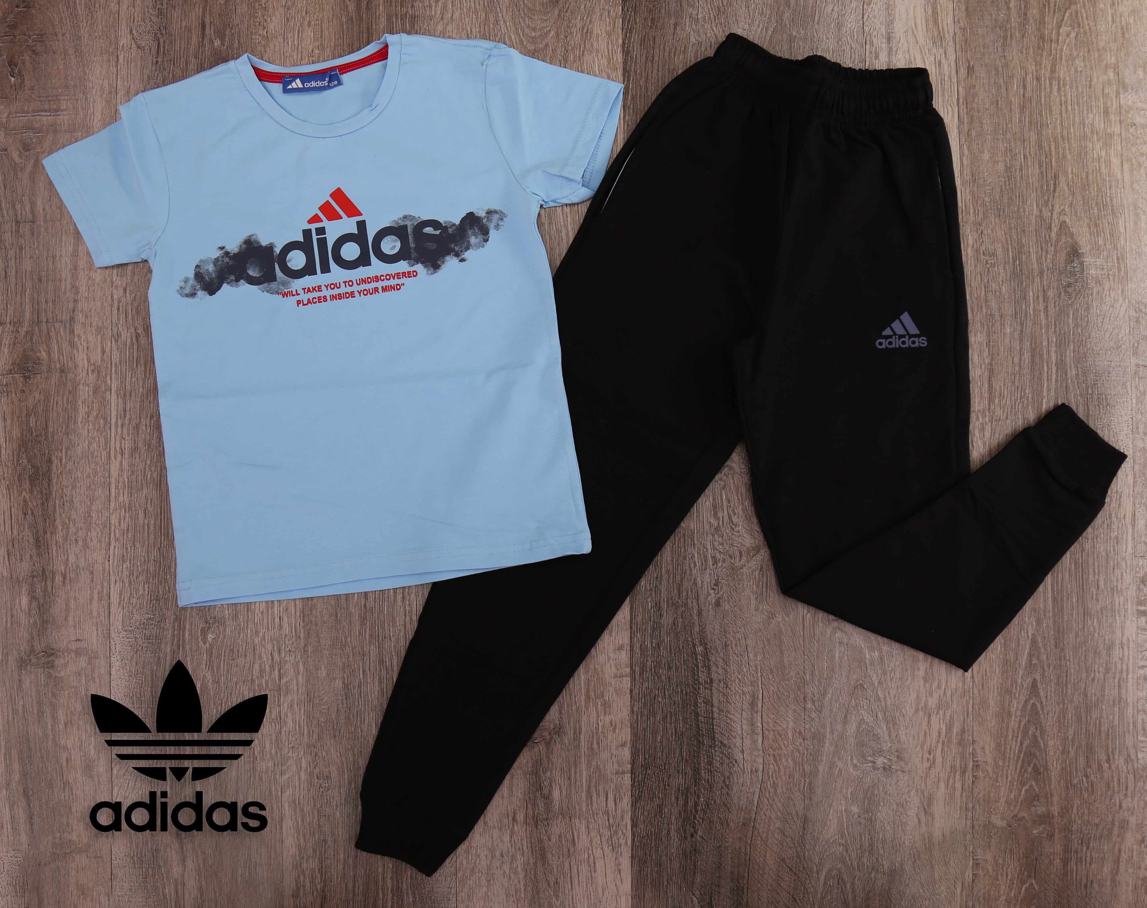 Adidas Boys' Athletic Set – Tshirt & Jogger - Kids Boys (2Pcs)