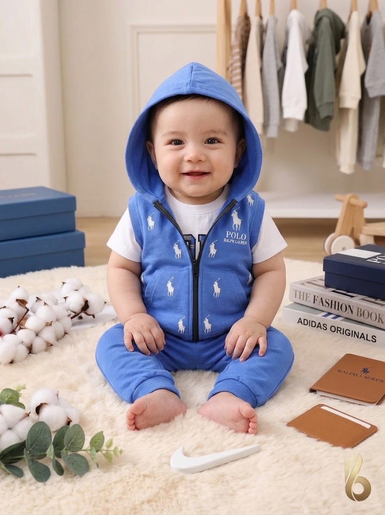 Baby Boys' Polo Ralph Lauren 3-Piece Hooded Set - Baby Boys (Ages 6 to 24M)