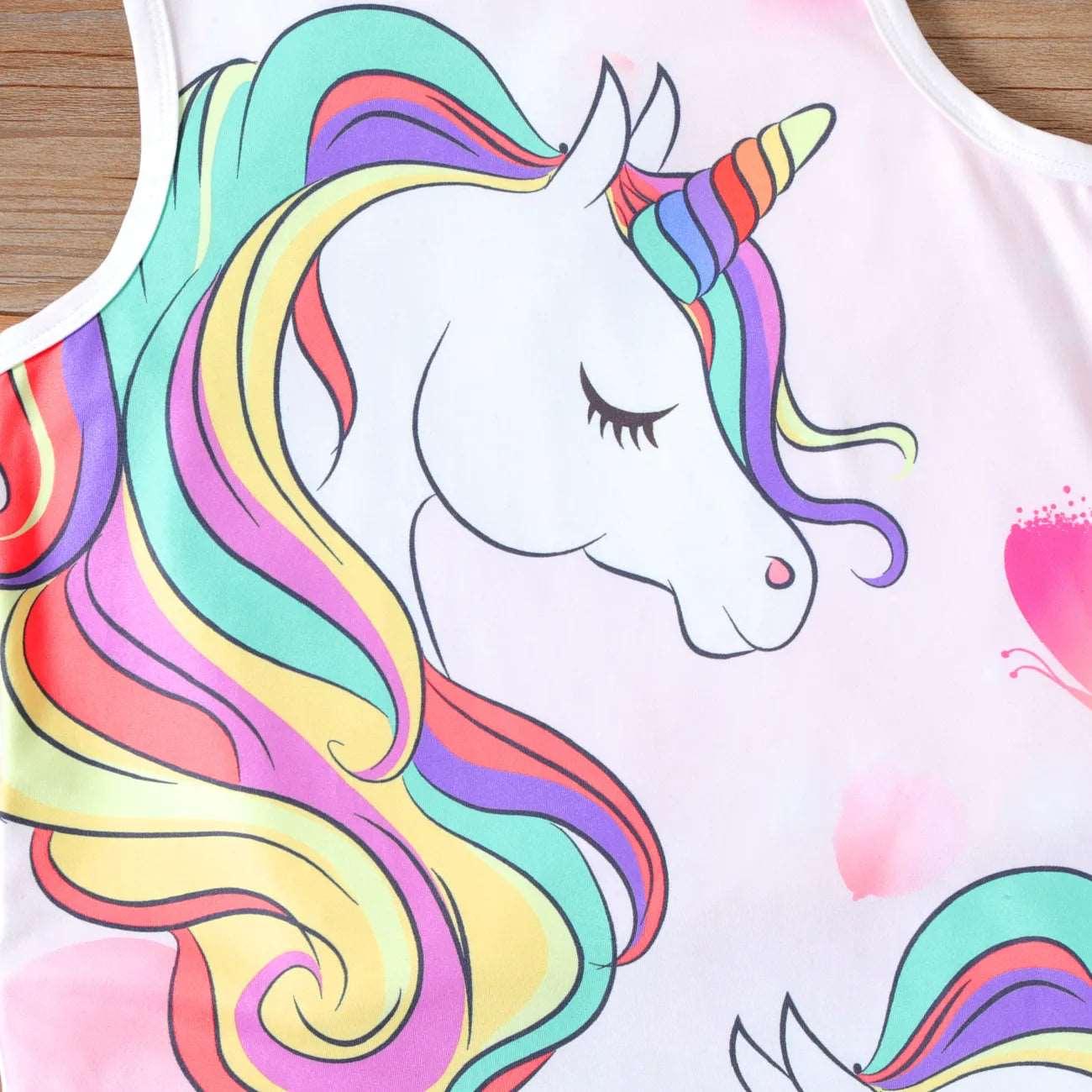 Unicorn Sleeveless Dress - Kids Girl - Novo Kids