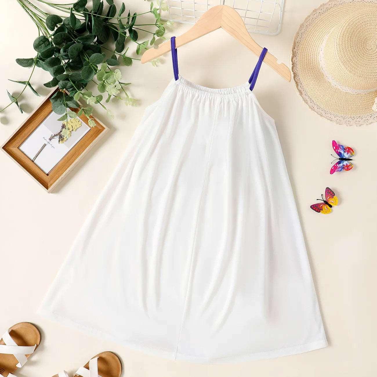 Butterfly Print Cami Dress - Kids Girl - Novo Kids