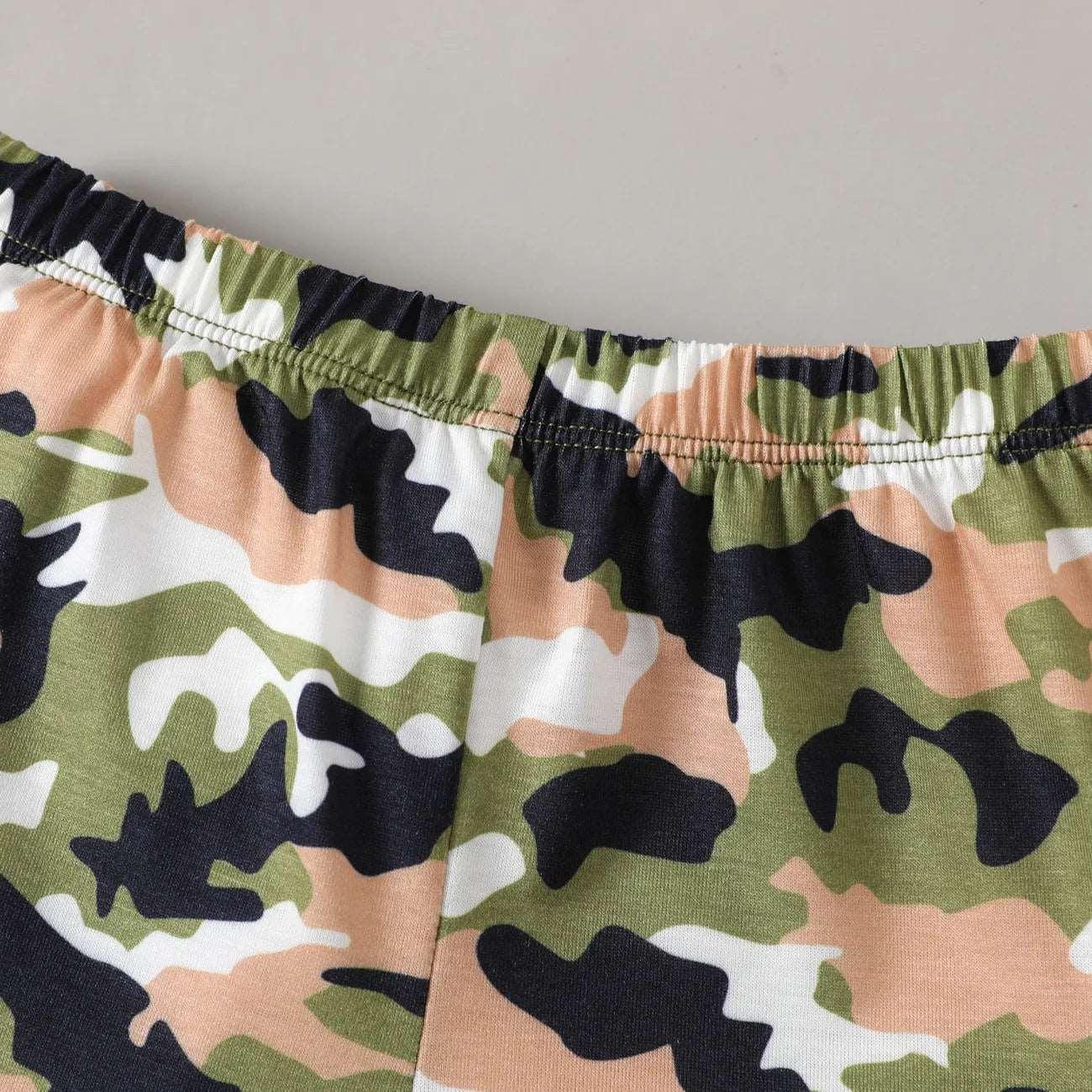 Camo Glasses Top & Shorts Set - Baby Boys (2pcs) - Novo Kids