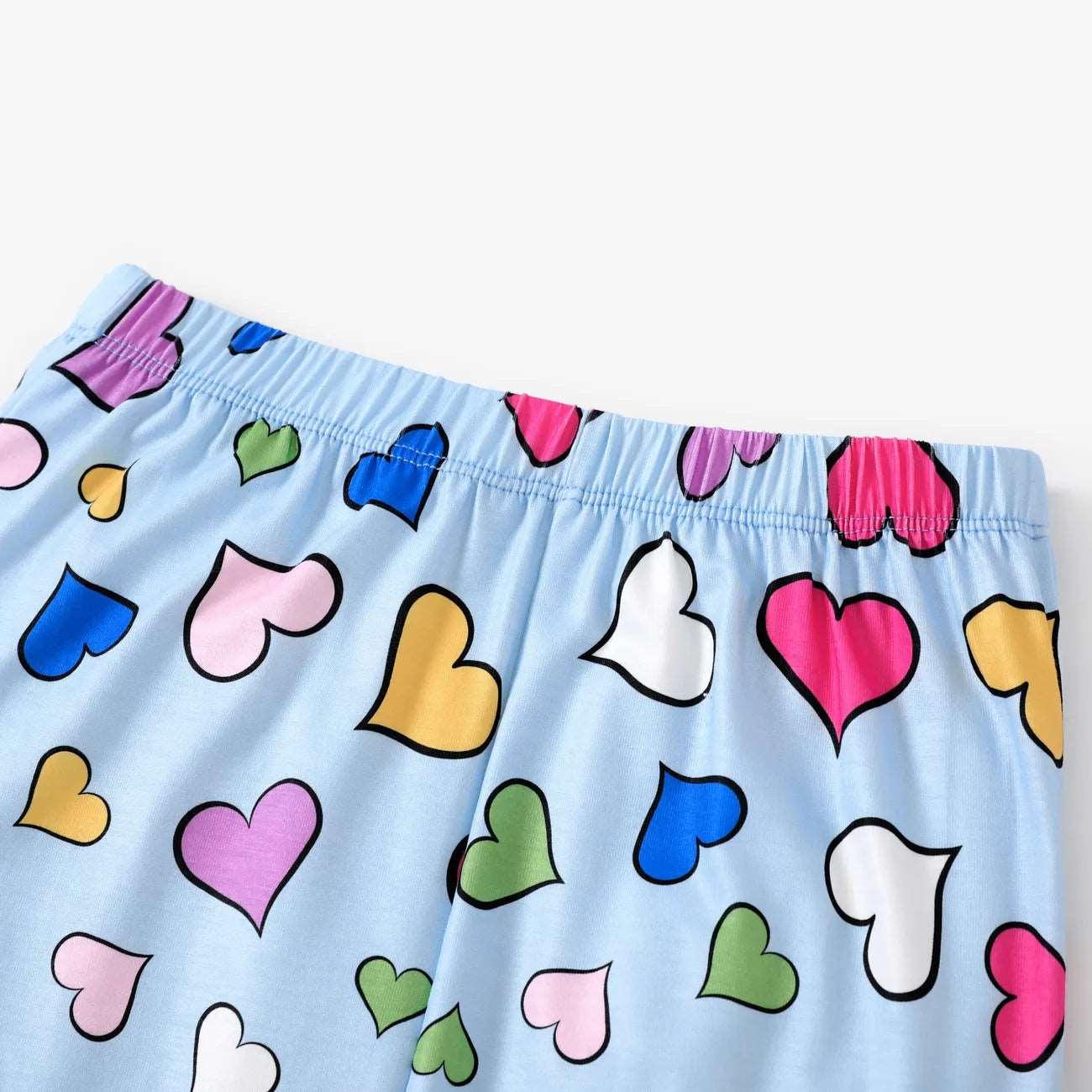 Casual Unicorn Pattern Pajamas Set - Kids Girl (2Pcs) - Novo Kids