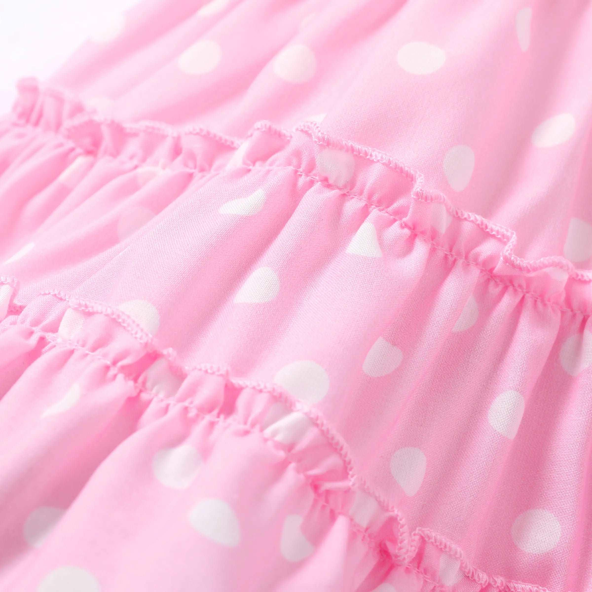 Sweet Denim & Polka Dot Dress Set with Headband - Baby Girls (3pcs) - Novo Kids