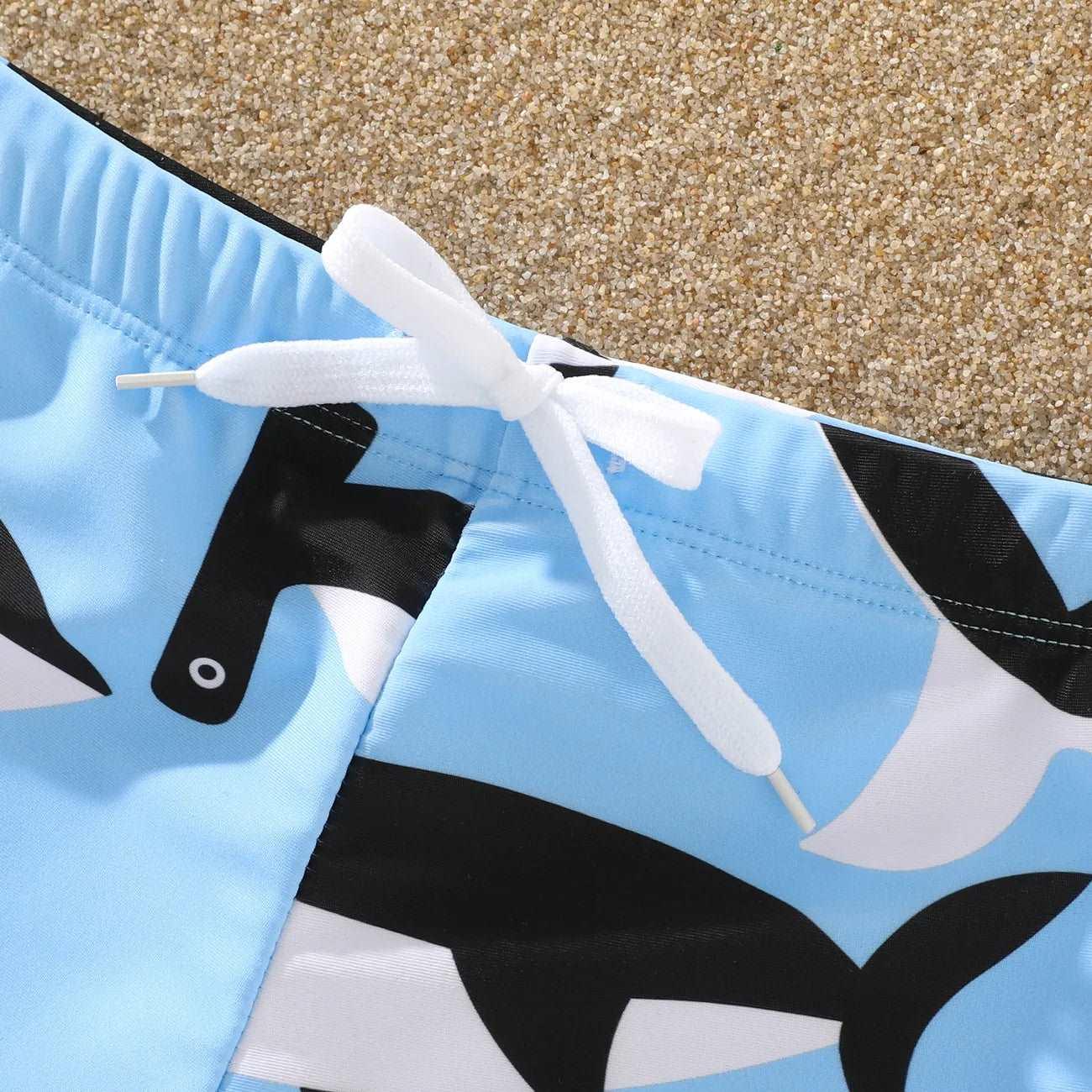 Shark Print Swimsuit Set - Toddlers/Kids Boy (2Pcs) - Novo Kids