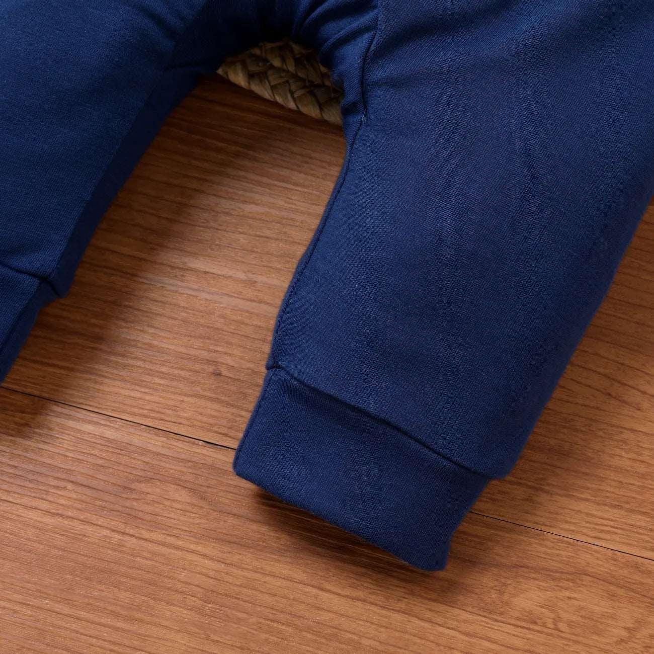 Hyper-Tactile Rabbit Short-Sleeve T-shirt and Overalls Set - Infant Boy (2Pcs) - Novo Kids