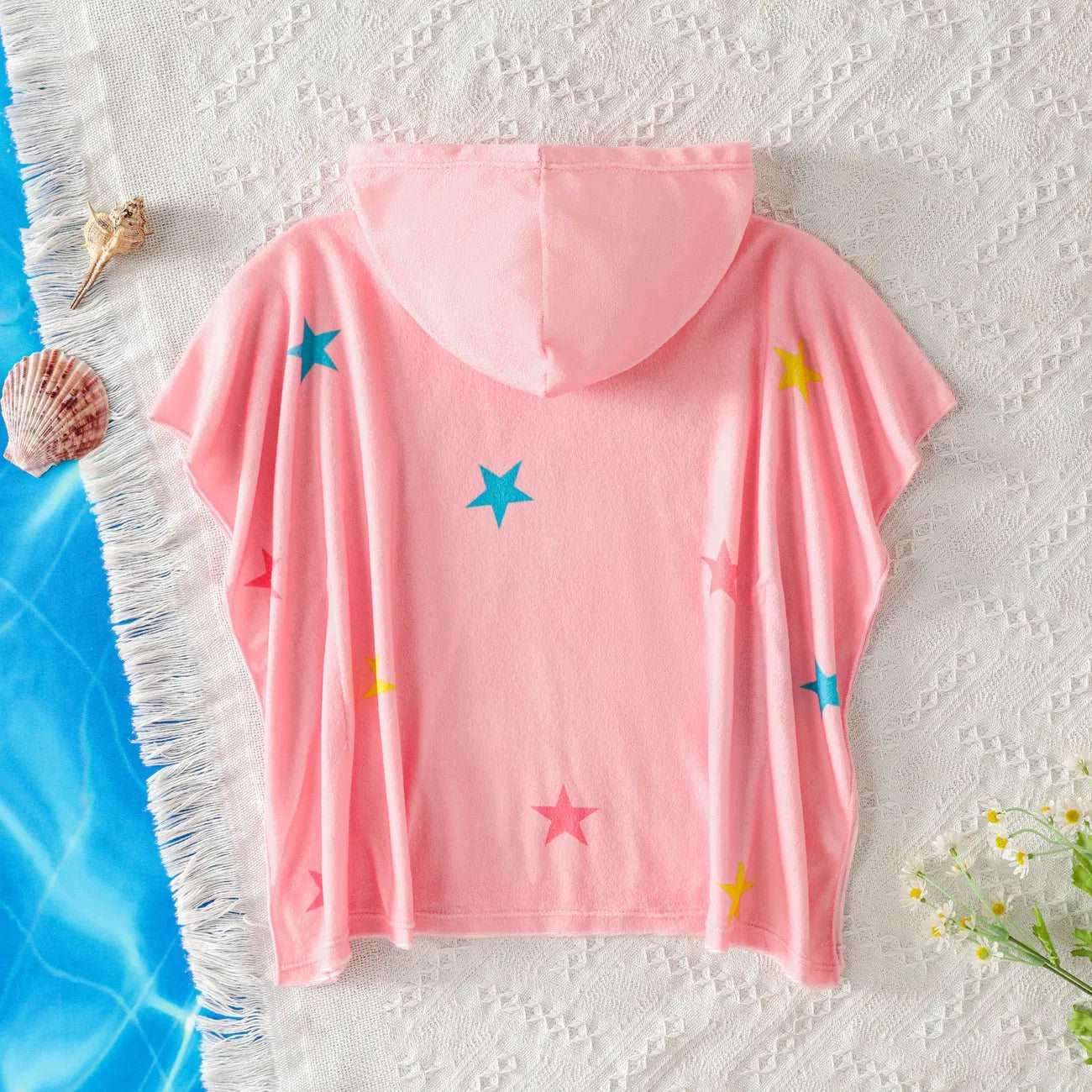 Unicorn Hooded Swim Towel- Toddler Girl - Novo Kids