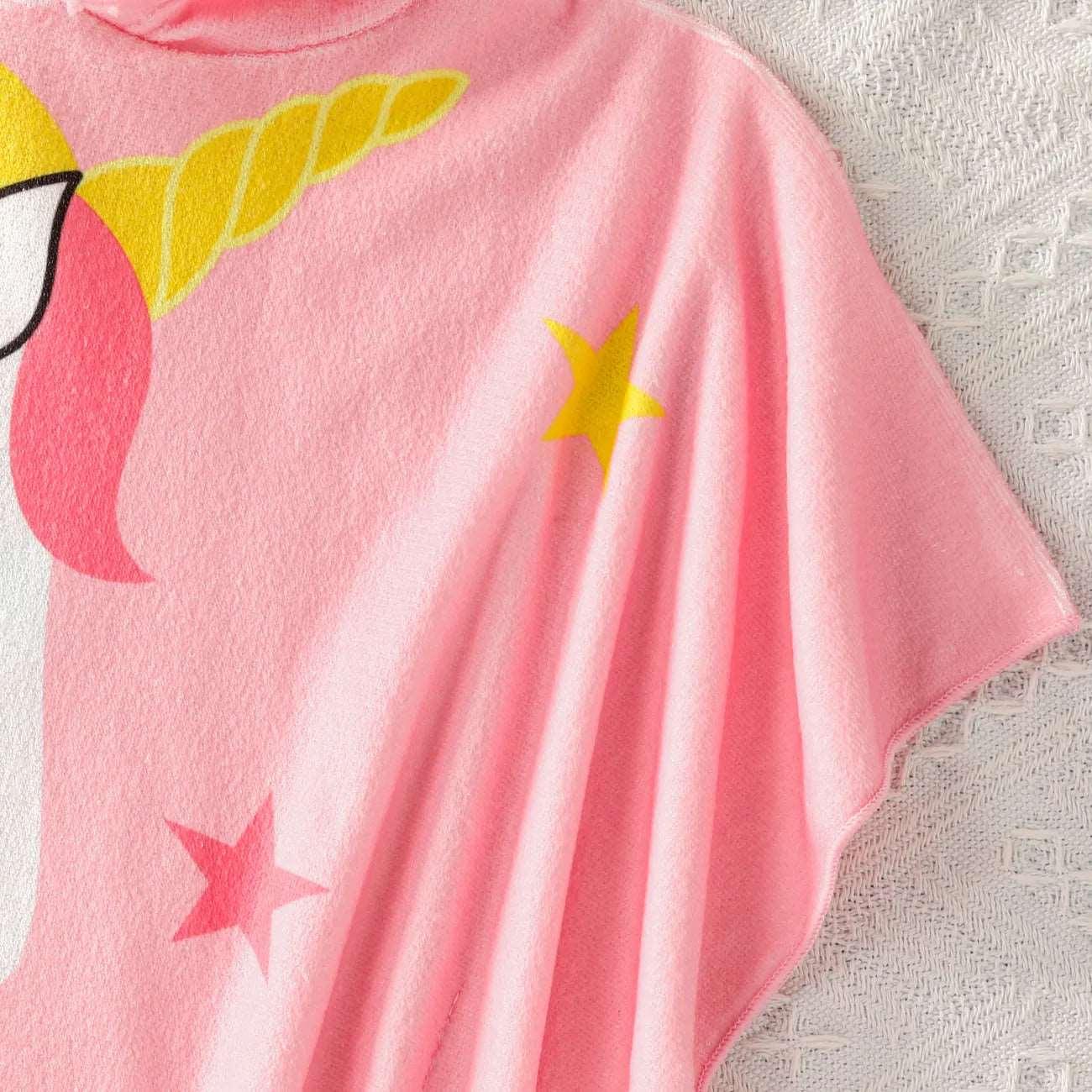 Unicorn Hooded Swim Towel- Toddler Girl - Novo Kids