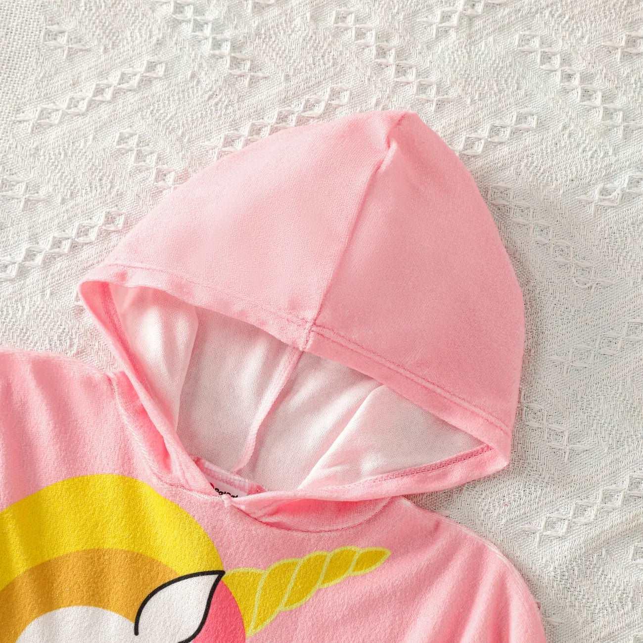 Unicorn Hooded Swim Towel- Toddler Girl - Novo Kids