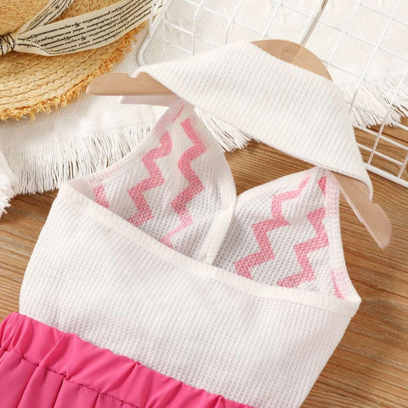 Summer Avant-garde Stripe Skirt Suit - Kids Girl (2Pcs) - Novo Kids