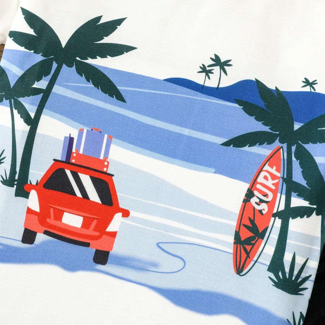 Tropical T-shirt and Shorts Set - Kids Boy (2Pcs) - Novo Kids