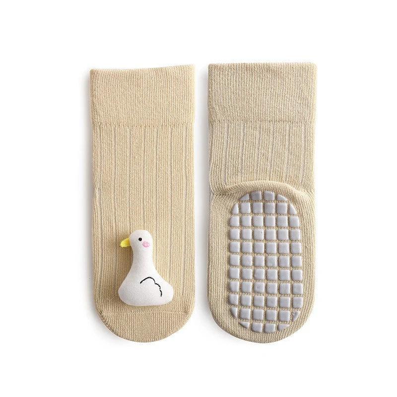 Cute Cartoon Anti-Slip Floor Socks - Baby/Toddler - Novo Kids