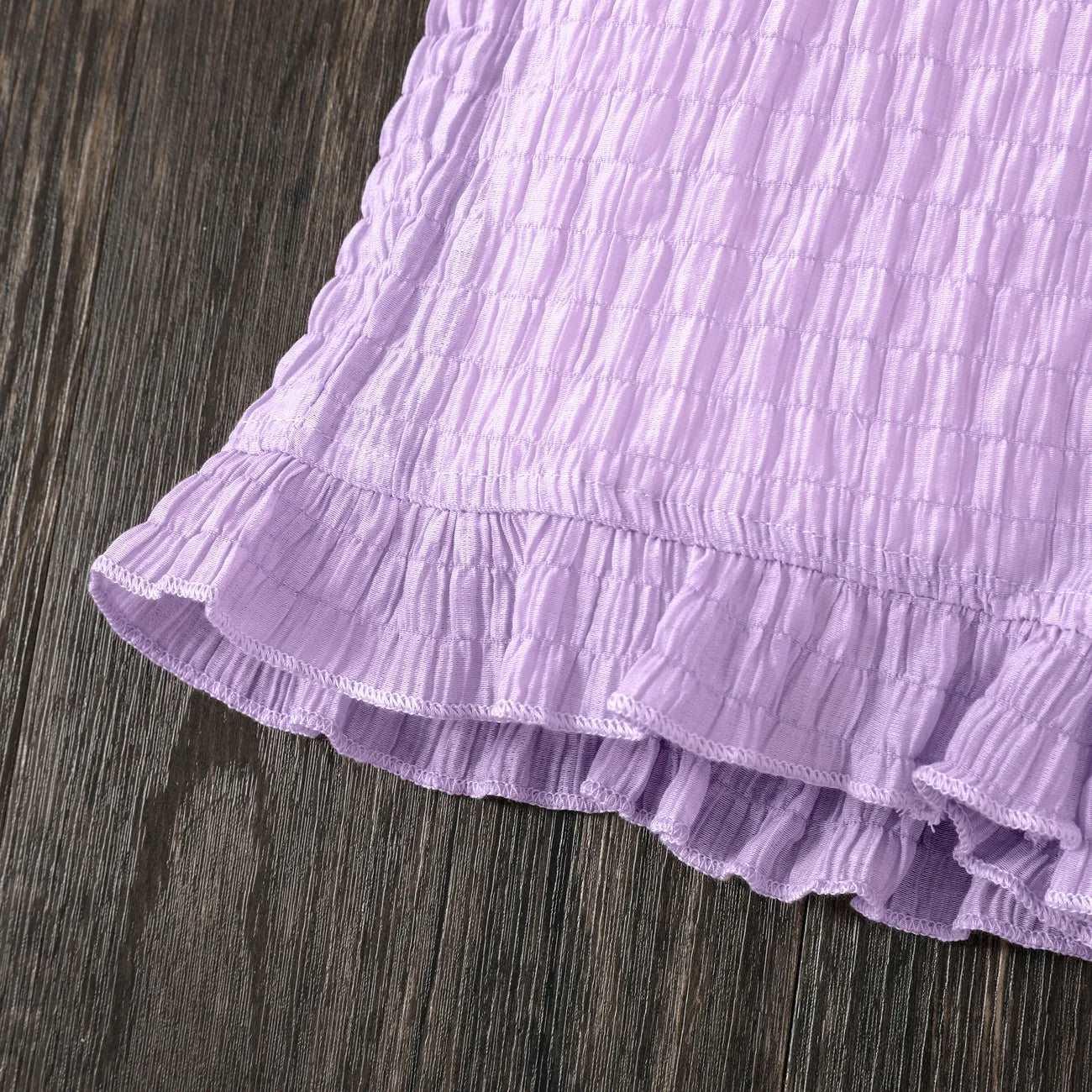 Casual Ruffle Edge Suit - Kids Girl (2Pcs) - Novo Kids