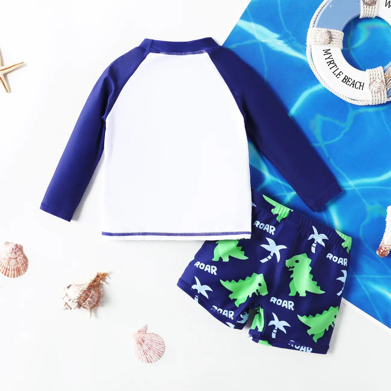Childlike Dinosaur Swimsuits Set -Toddler/Kid Boys (2pcs ) - Novo Kids