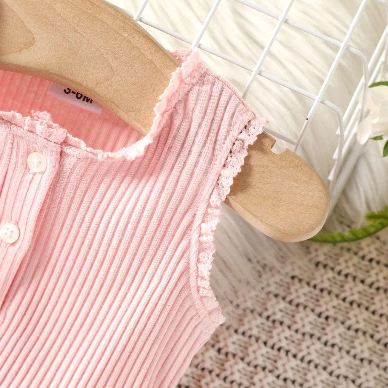 Sweet Multi-layered Cotton Chinlon Dress Set - Baby Girl - Novo Kids