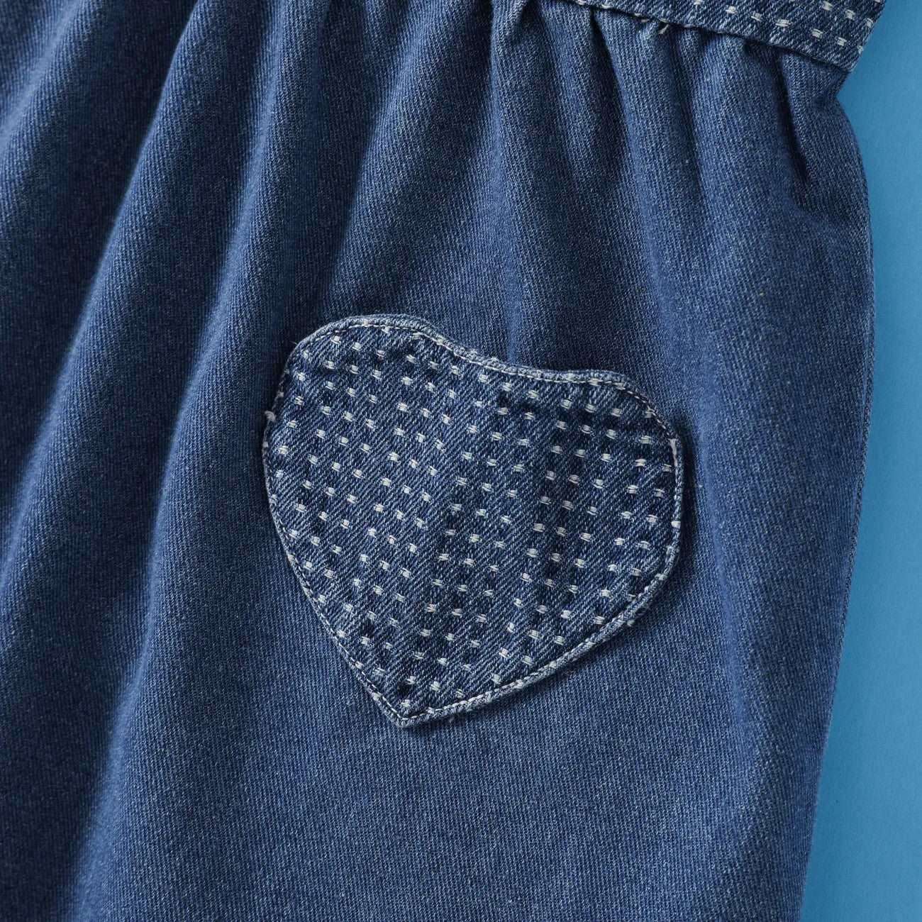 Sweet 3D Pattern Dress, Cotton-Poly Blend, Sleeveless - Toddler Girl - Novo Kids