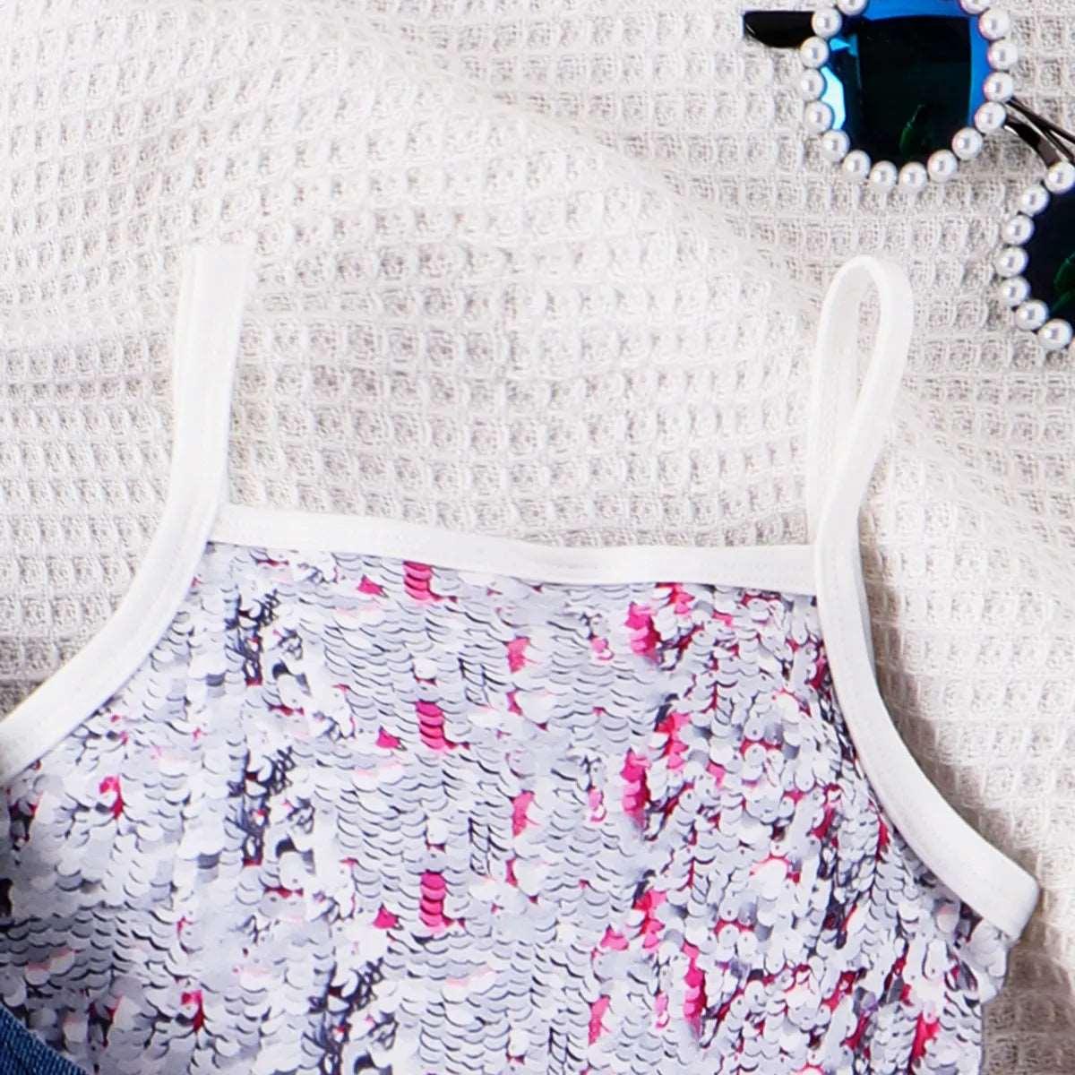 Avant-garde Lapel Suit Dress - Toddler Girl (2Pcs) - Novo Kids