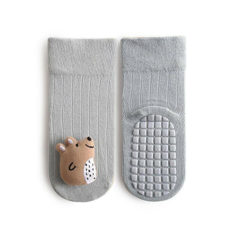 Cute Cartoon Anti-Slip Floor Socks - Baby/Toddler - Novo Kids