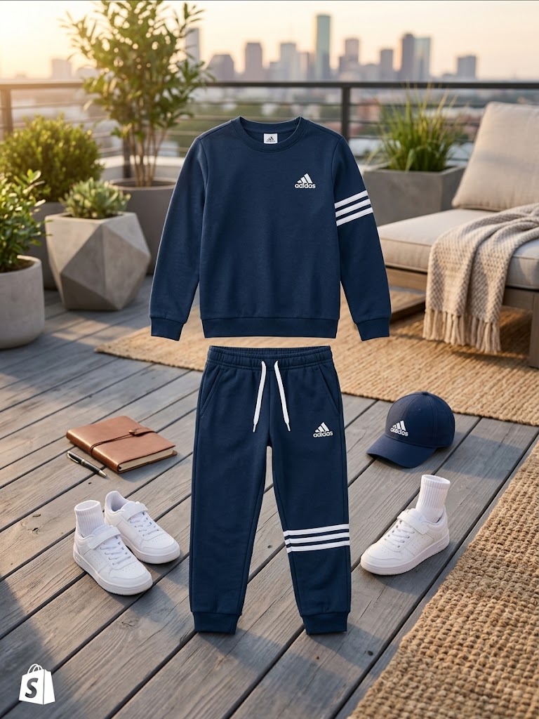 Classic Athletic 2-Piece Tracksuit Autumn Set– Kids Boys (Ages 6 to13)