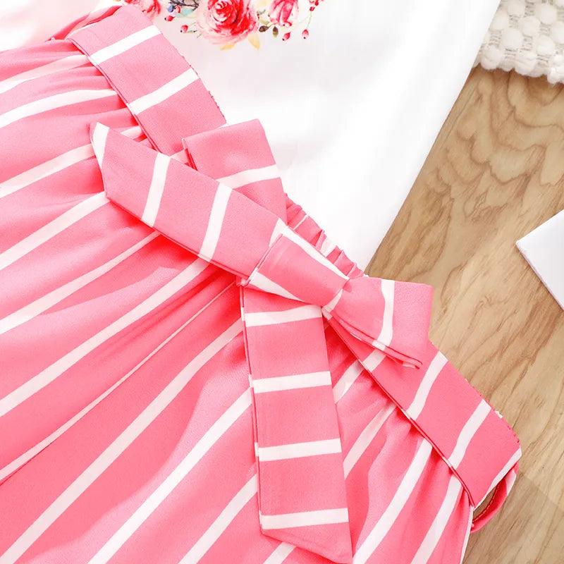 Childlike Animal Pattern Rabbit Bandage Set - Kids Girl (3Pcs) - Novo Kids