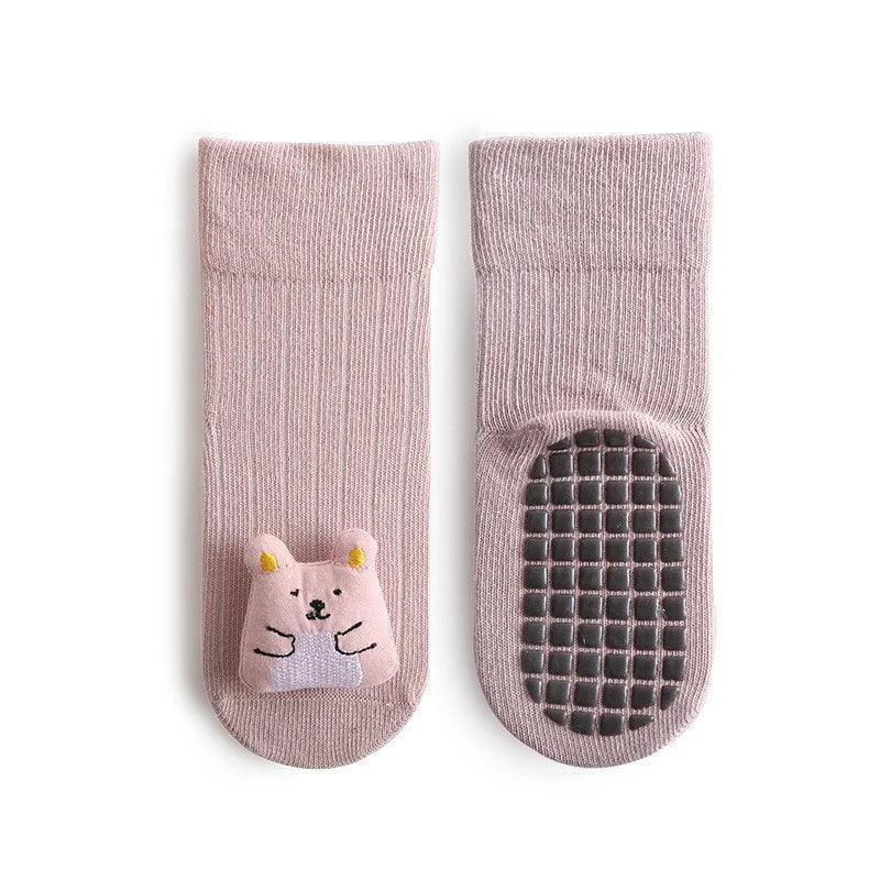Cute Cartoon Anti-Slip Floor Socks - Baby/Toddler - Novo Kids