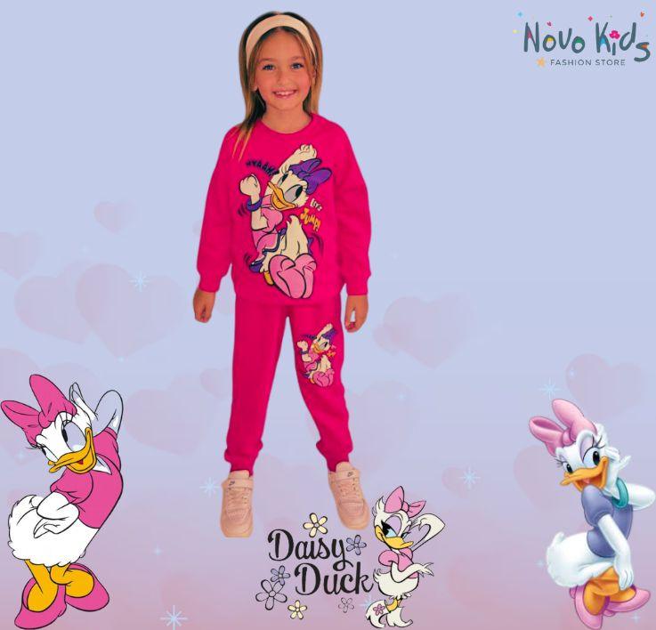 Daisy Duck Kids Girls High-Quality Cotton Set in Pink - Kids Girl (2PCs) - Novo Kids
