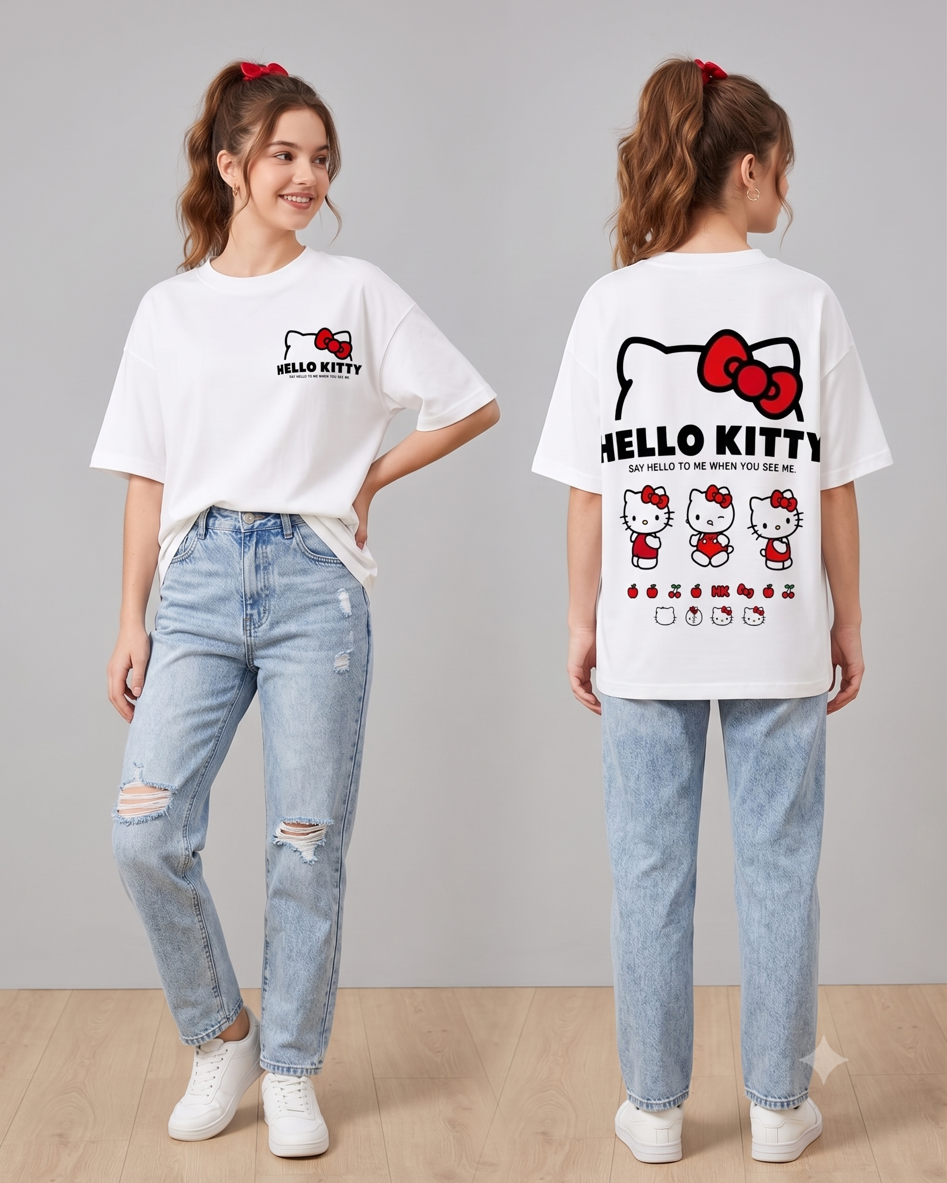 Hello Kitty Kids  Graphic T-Shirt - Kids/Teens Girls (5 -14Y)