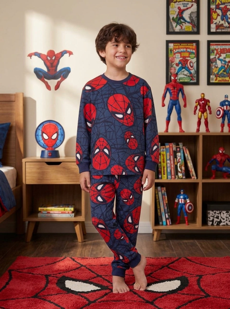 Heroic Sleep Time: Spider-Man Pajamas for Kids  - Kids Boys (Ages 9 -13)