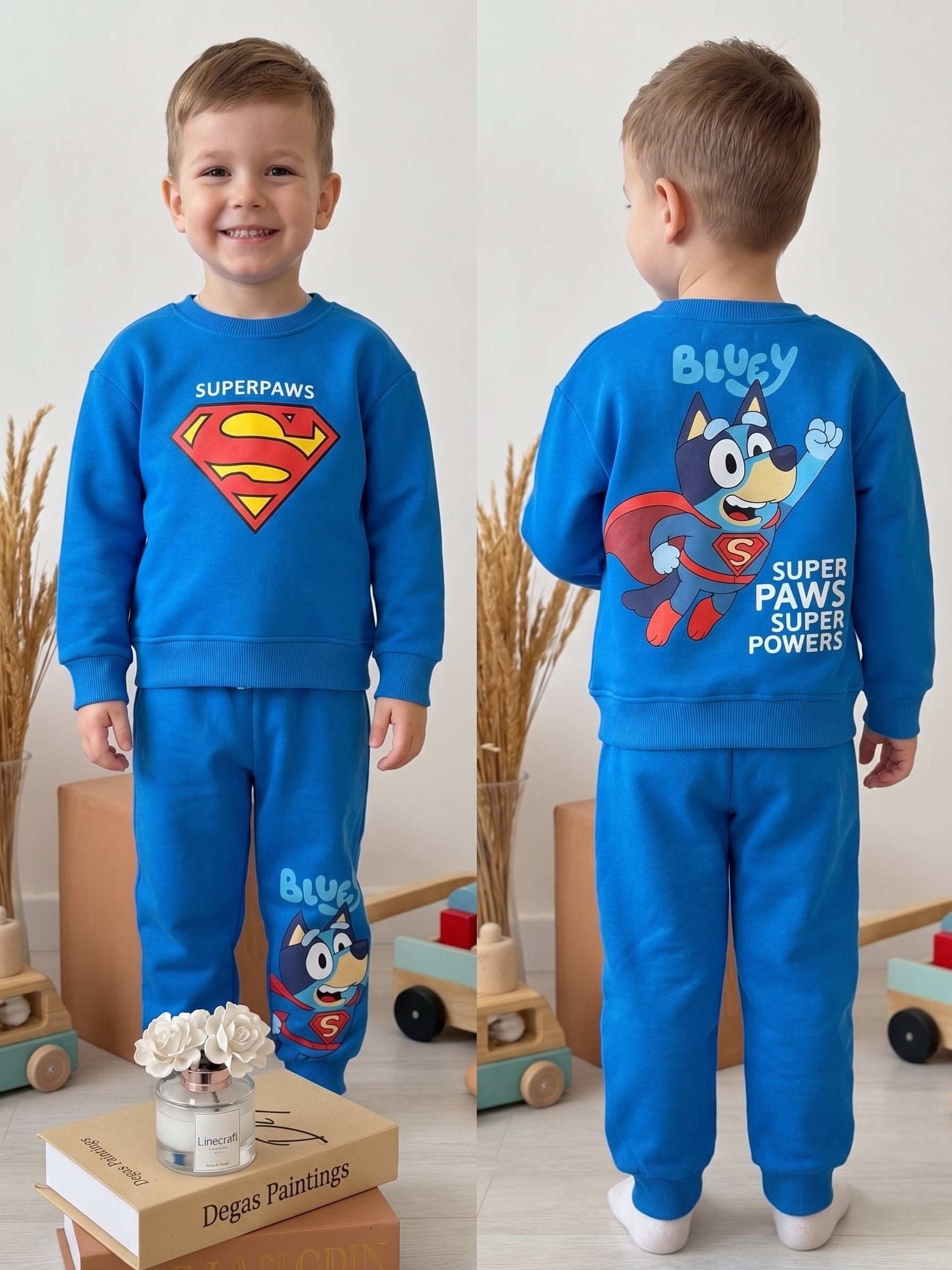 Super Paws Bluey Tracksuit Set– Kids Boys (Ages 2 to 8)
