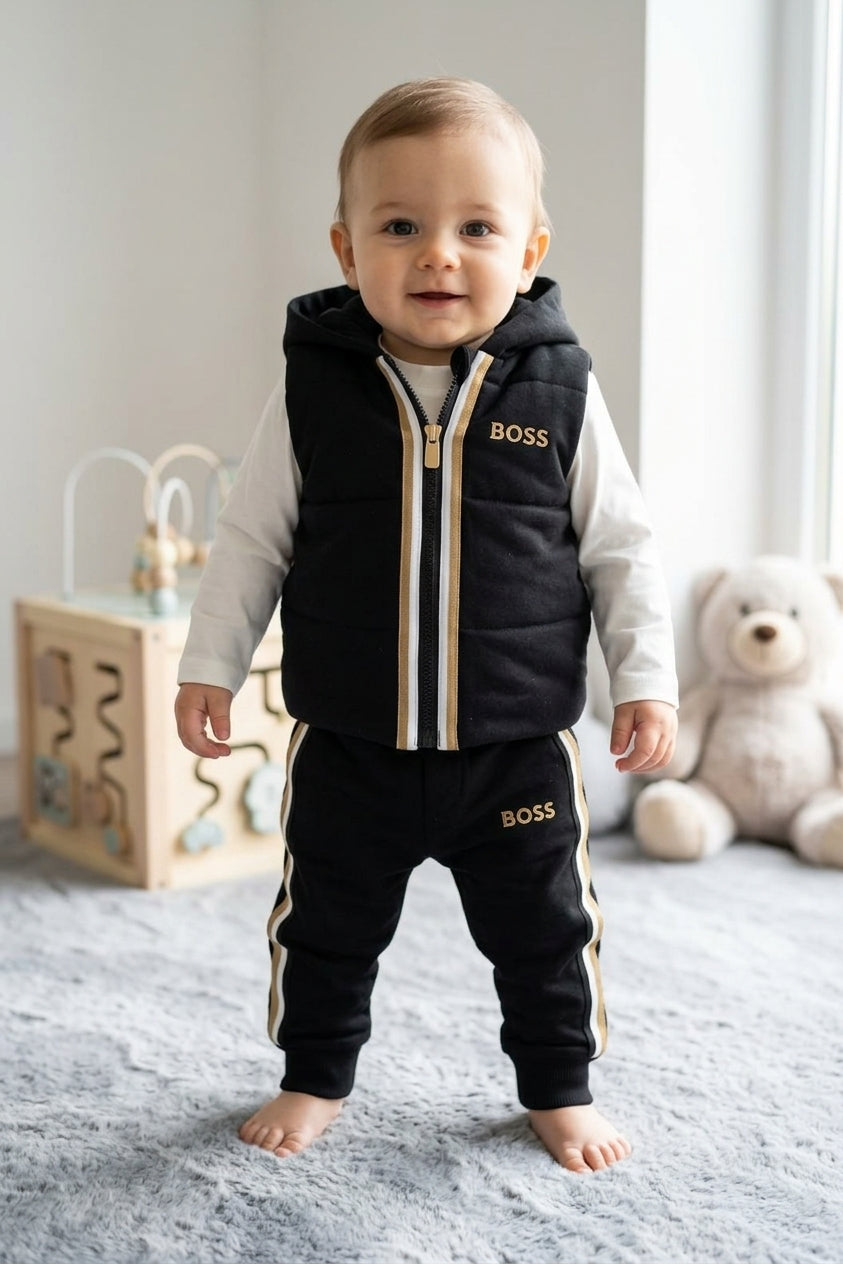 Boss Baby Boys Tracksuit Set- Baby Boys (Ages 6 to 36M)