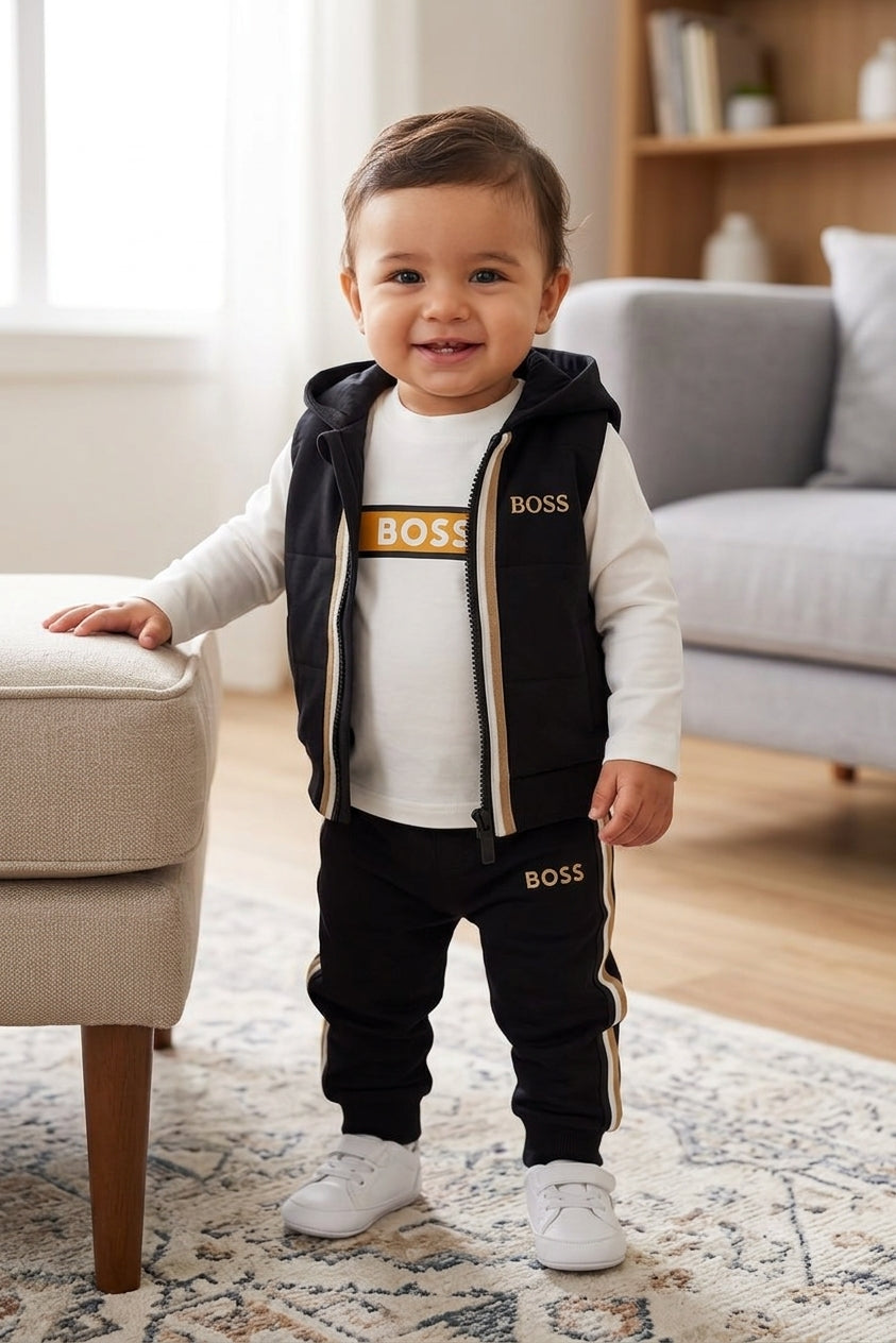 Boss Baby Boys Tracksuit Set- Baby Boys (Ages 6 to 36M)