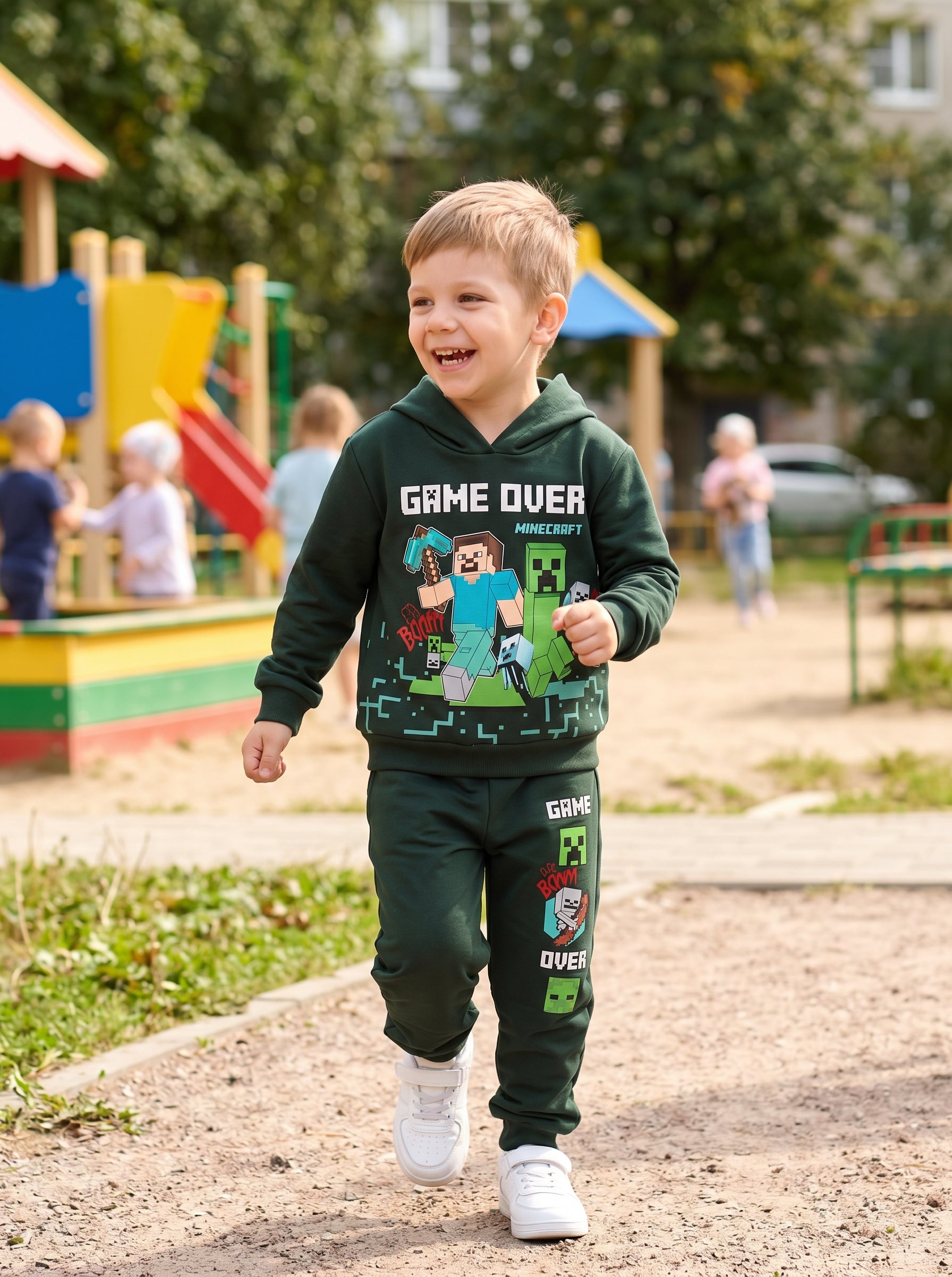 Minecraft "Game Over" Hoodie and Joggers Kids Set - Boys (3-10)