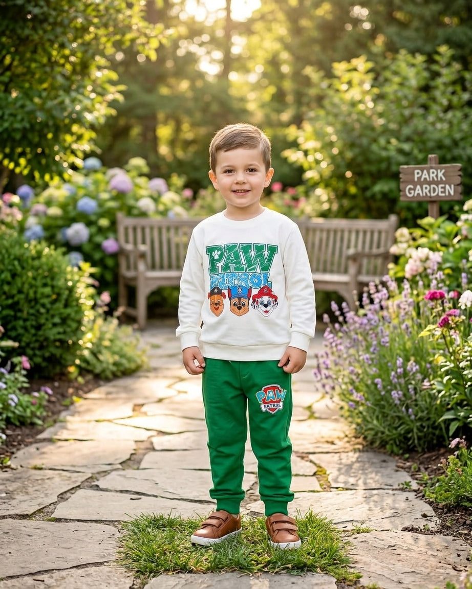 Paw Patrol Kids Autumn Green Set - Kids Boys (Ages 3 to 10)