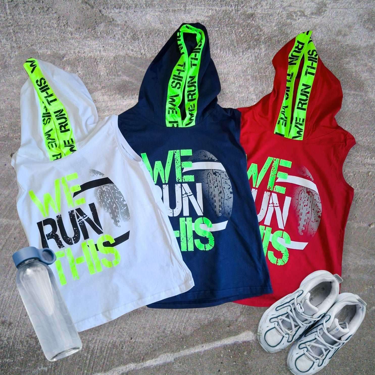 Sleeveless and Hooded Athlete Shirt - Kids/Teen Boys (100% Cotton) - Novo Kids