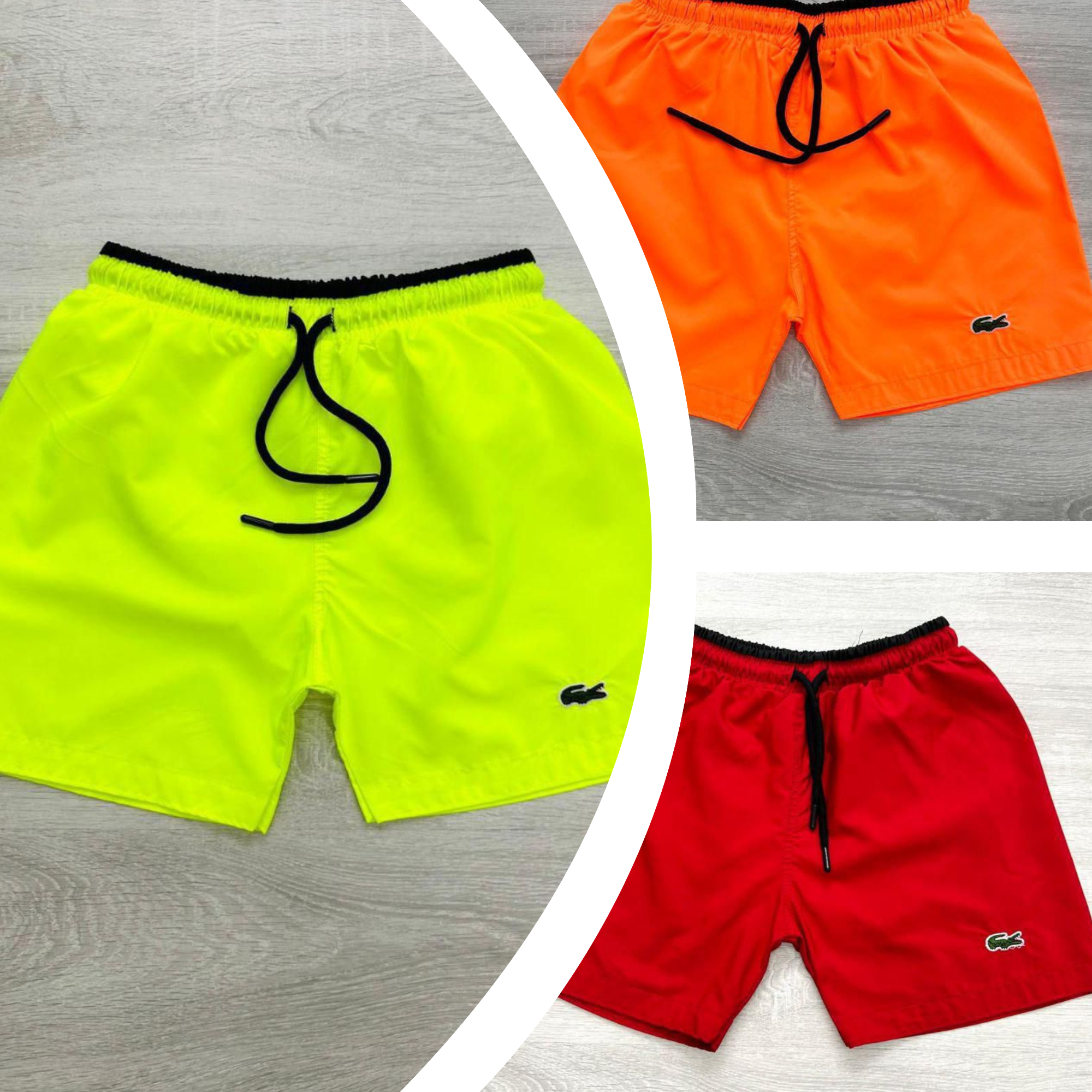 LaCoste Swimwear shorts (3 vibrant colors) - Kids/Teens Boys
