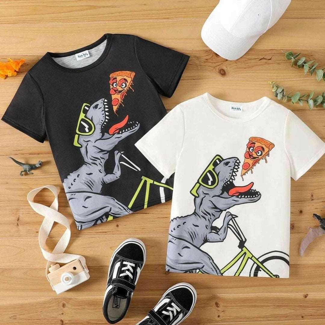 Animal Dinosaur Print Short-sleeve Tee - Kids Boys - Novo Kids
