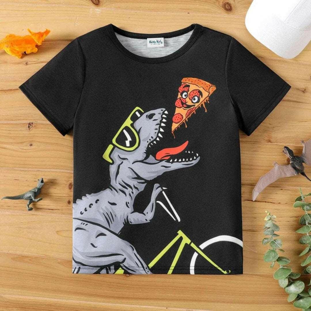Animal Dinosaur Print Short-sleeve Tee - Kids Boys - Novo Kids