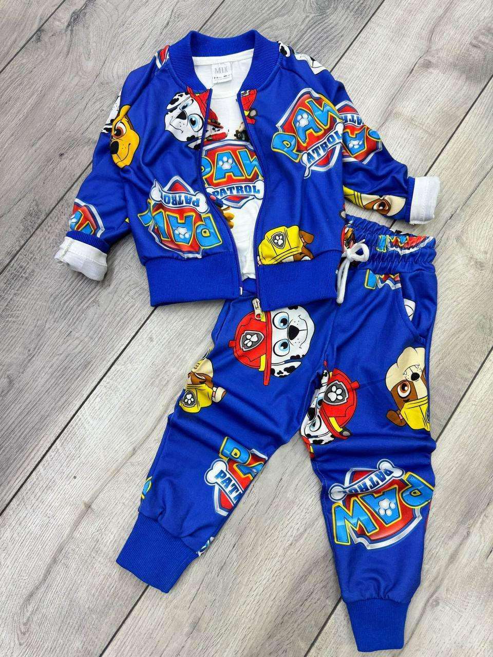 Paw Patrol Boys Sweater Shirt and Pants Boys Set Toddler Kids 3 Pcs Novo Kids