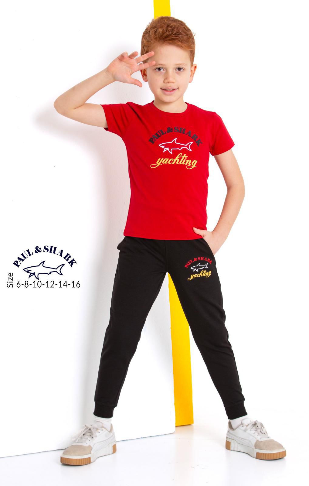 Paul & Shark Yachting Boys'Set (Red) - Kids Boys (2PCs)